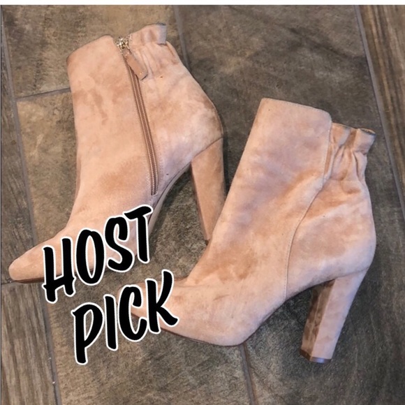 White House Black Market Shoes - WHBM Suede Booties